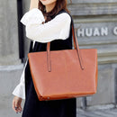 Vintage Oil Wax Leather Tote Bag