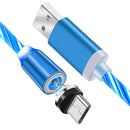 iGlow Glowing LED Magnetic 3-in-1 USB Charging Cable 