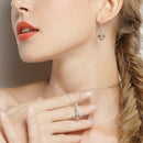 Crystal Drop Bee Earrings