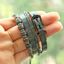 Titanium Bracelet Set