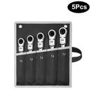 Tube Ratchet Wrench with Flexible Head