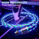 iGlow Glowing LED Magnetic 3-in-1 USB Charging Cable 