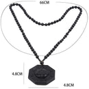 Obsidian Yin Yang Necklace