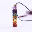 7 chakra stimulation necklace
