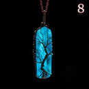 Tree of Life Crystal Pendant Necklace