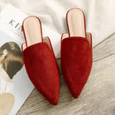 Women's tulle made of pointed suede