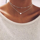 Heart Pendant Choker