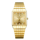 Luxury Gold Square Wristwatch