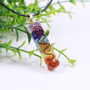 7 chakra stimulation necklace