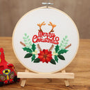 Merry Christmas Embroidery Set