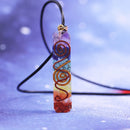 7 chakra stimulation necklace