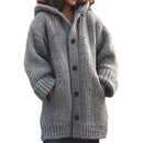 Knoopsluiting gebreid vest