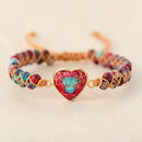 Passion Heart Braided Bracelet