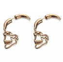 Hollow Skull Stud Earrings