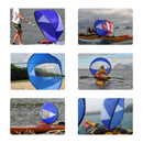 Folding Downwind Kayak Sail