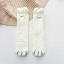 Fluffy paw socks