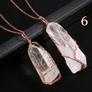 Tree of Life Crystal Pendant Necklace