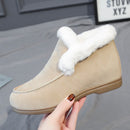 Suede Leather Ankle Boots