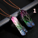Tree of Life Crystal Pendant Necklace