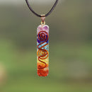 7 chakra stimulation necklace