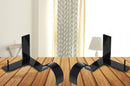 No Drill Curtain Rod Brackets