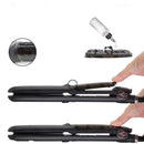 Ceramic hair steam straightener
