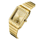 Luxury Gold Square Wristwatch