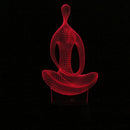 Yoga 3D Illusion Lamp