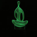 Yoga 3D Illusion Lamp