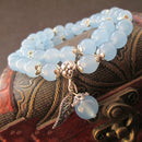 Tibetan Blue Fluorite Beaded Bracelet