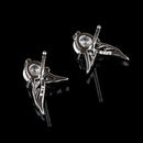Angel Wings Silver Plated Earrings
