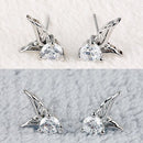Angel Wings Silver Plated Earrings