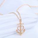 Anchor Heart Necklace