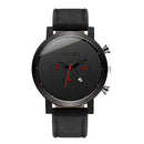 Leather Sports Chrono Watch
