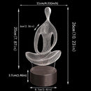 Yoga 3D Illusion Lamp