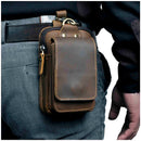 Genuine Leather Men's Waist Bag