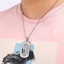 From Mom to Son - Stainless Steel Dog Tag Necklace