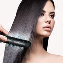 Ceramic hair steam straightener