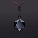 Obsidian Tibetan Metaphysical Necklace
