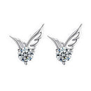 Angel Wings Silver Plated Earrings