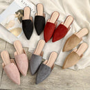Women's tulle made of pointed suede