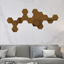 Hexagonal Sticky Mirror (12 Pieces)