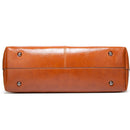 Vintage Oil Wax Leather Tote Bag