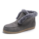 Suede Leather Ankle Boots