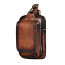 Genuine Leather Men's Waist Bag