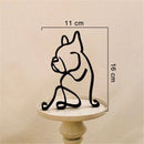 Minimalist Dog Art Sculpture