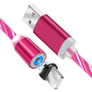 iGlow Glowing LED Magnetic 3-in-1 USB Charging Cable 