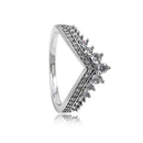 V-shaped Sterling silver ring