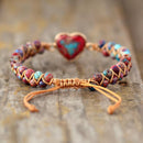 Passion Heart Braided Bracelet