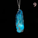 Tree of Life Crystal Pendant Necklace